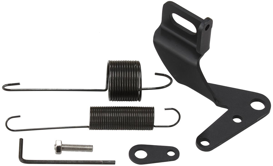 Stainless Steel Throttle Cable Bracket - Black AF42-1104BLK