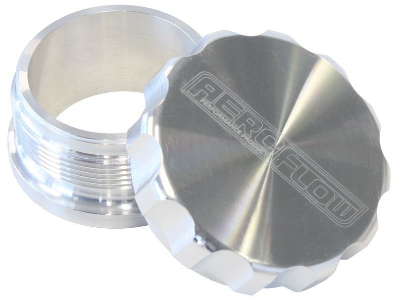 1" Billet Aluminium Weld-On Filler with Raw Cap AF460-16