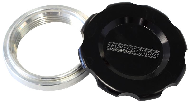 Low Profile Billet Aluminium Filler Cap & Bung AF465-24BLK