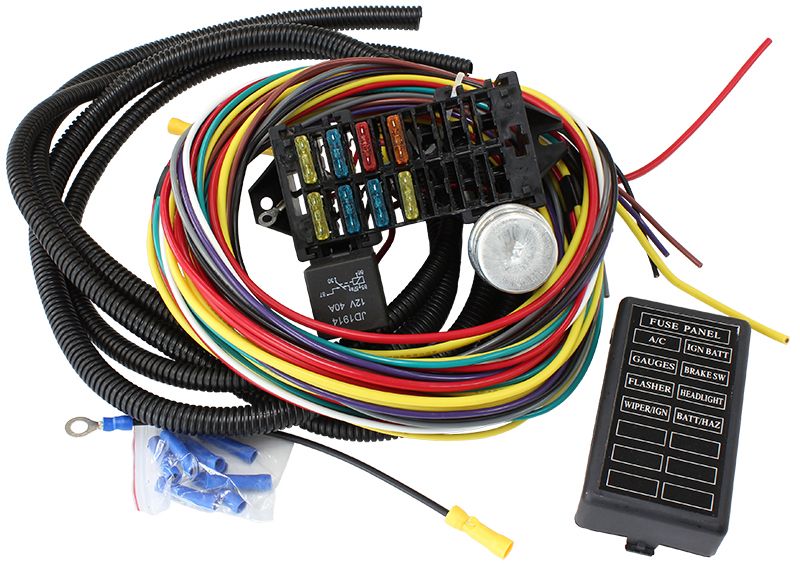 Complete Universal 8 Circuit Wiring Harness Kit AF49-1500