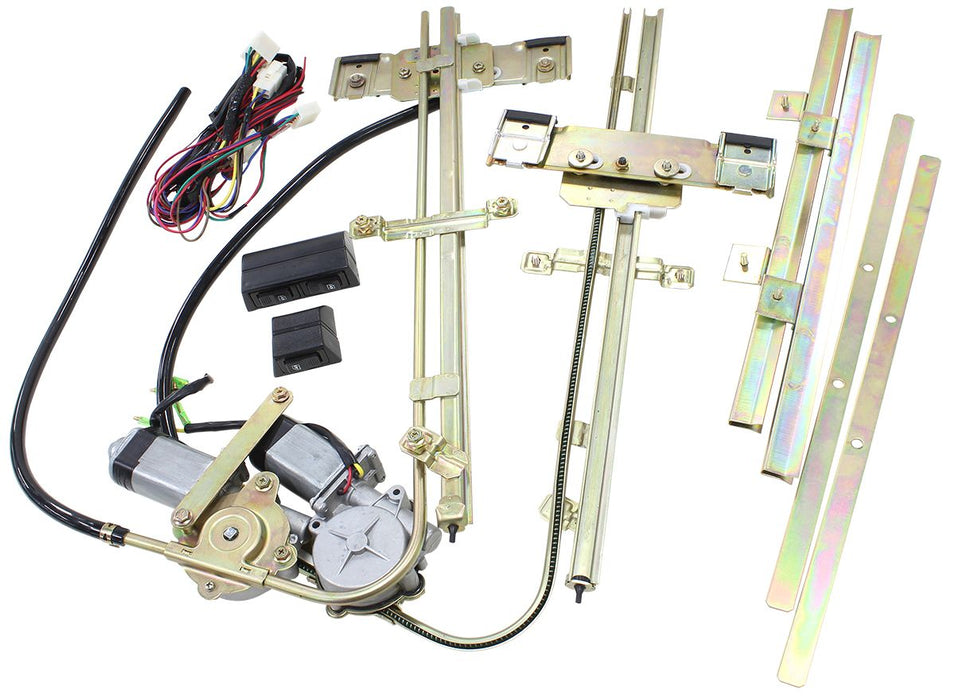 Electric Power Window Kit with Switches & Wiring AF49-1600