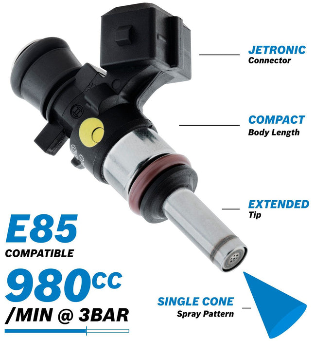 Bosch Motorsport 980cc EV14 Short JETRONIC Fuel Injector AF49-1907