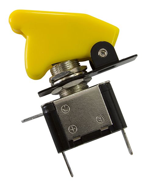 Yellow Covered LED Rocket / Missile Switch AF49-5040