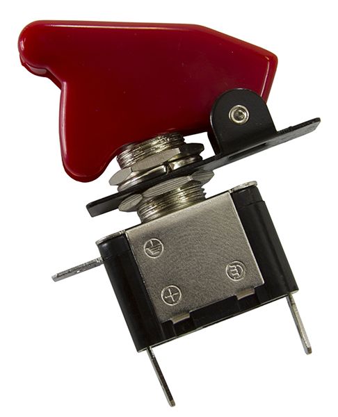 Red Covered LED Rocket / Missile Switch AF49-5050