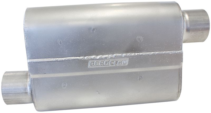 Aeroflow 5000 Series Mufflers - Offset Inlet/Offset Outlet AF5000-250