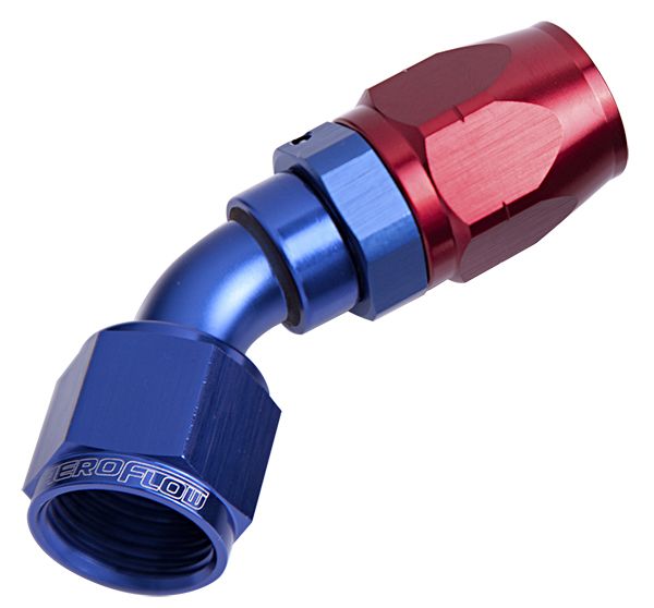 500 Series Cutter Swivel 45° Hose End -6AN AF502-06