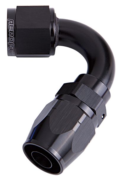 500 Series Cutter Swivel 120° Hose End -6AN AF504-06BLK