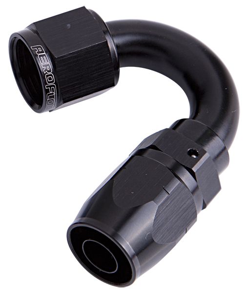 500 Series Cutter Swivel 150° Hose End -20AN AF505-20BLK