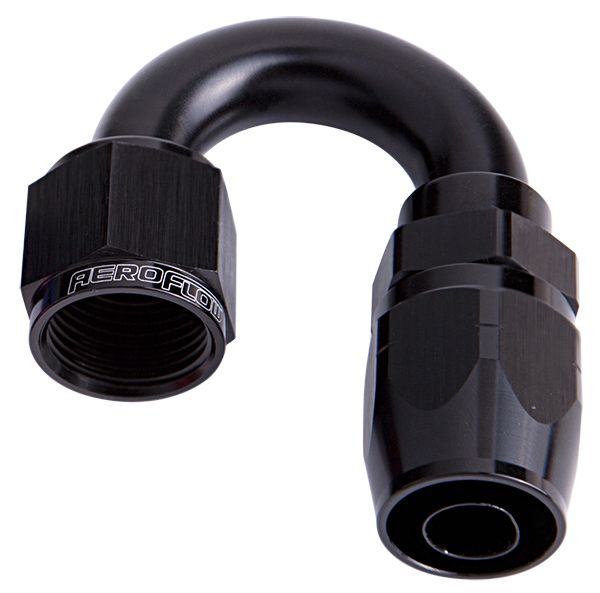 500 Series Cutter Swivel 180° Hose End -20AN AF506-20BLK