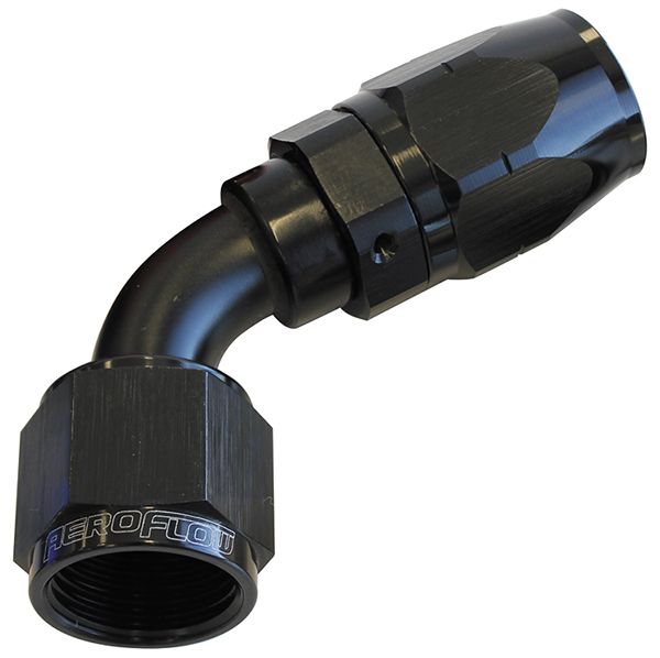 500 Series Cutter Swivel 60° Hose End -8AN AF508-08BLK