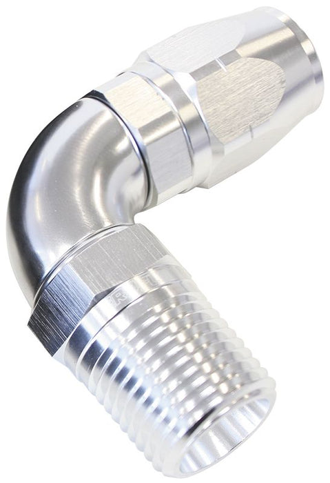 90° Male NPT Full Flow Swivel Hose End 1/2" to -12AN AF529-12-08S