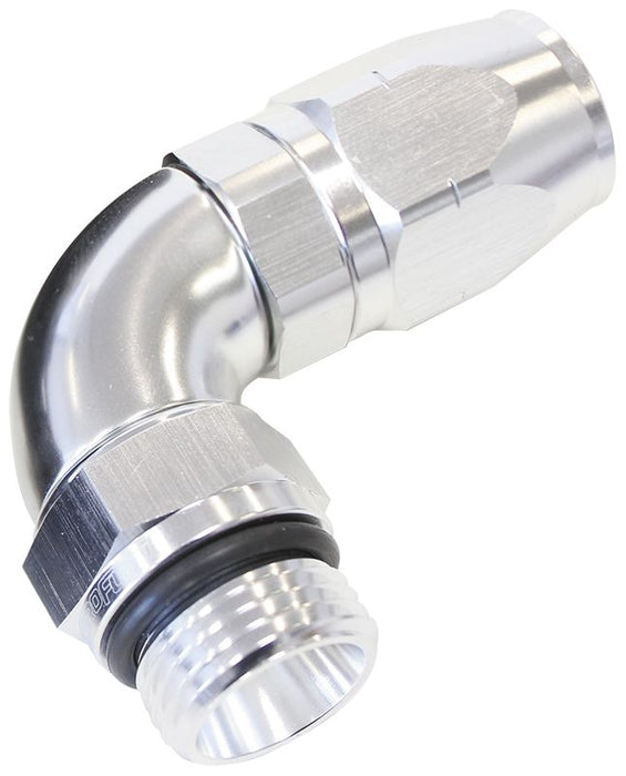 90° Male ORB Full Flow Swivel Hose End -10 ORB to -12AN AF549-12-10S