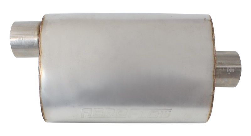 5500 Series Stainless Steel 2-1/2" Offset/Center Muffler AF5501-250