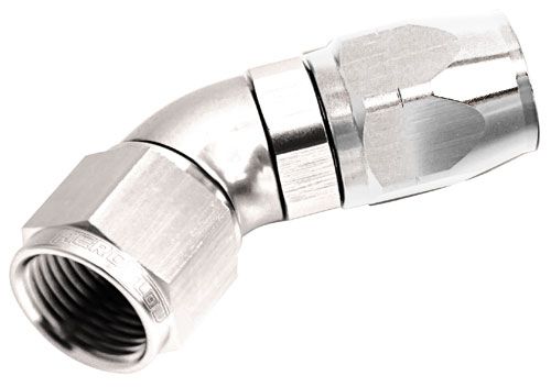 550 Series Cutter One-Piece Full Flow Swivel 45° Hose End -20AN AF552-20S