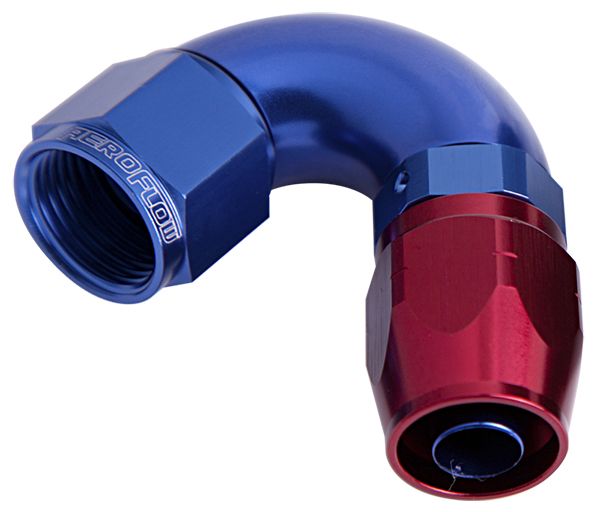 550 Series Cutter One-Piece Full Flow Swivel 120° Hose End -10AN AF554-10