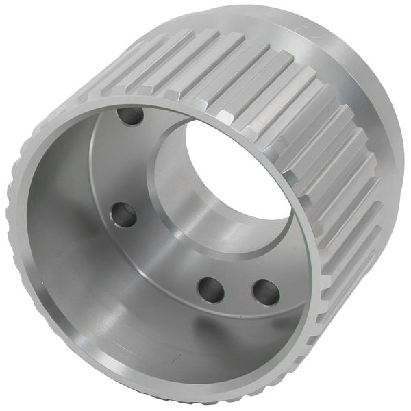 Gilmer Drive Crankshaft Pulley - Silver Finish AF59-3002C