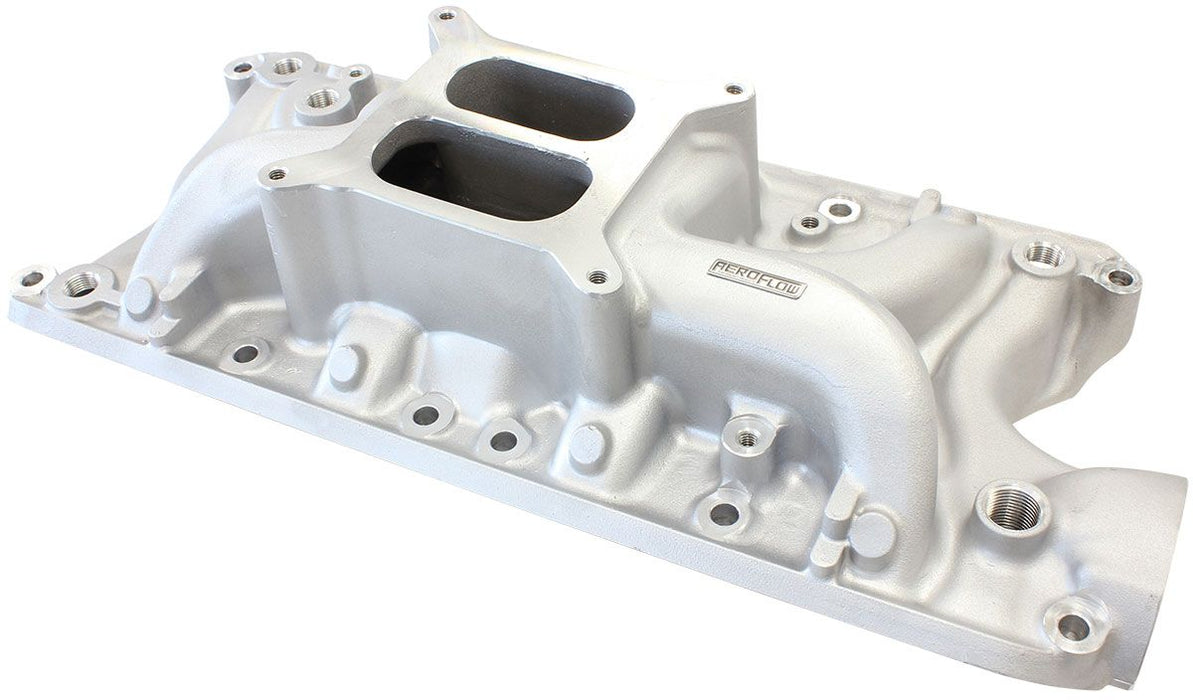 SB Ford 289-302 Windsor Street Dual Plane Intake Manifold, Natural Cast Finish A