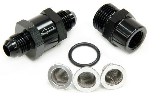 Inline Fuel & Oil Filter -3AN AF608-03BLK