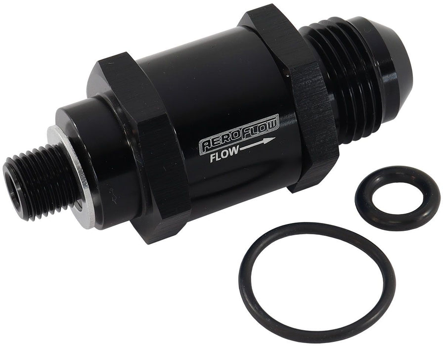 EFI Fuel Pump Check Valve -6AN (M10 x 1.00mm) AF616-06BLK