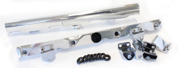 GM LS7 Billet EFI Fuel Rails - Polished AF64-2007P