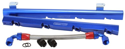 Holden 304-355 V8 Billet EFI Fuel Rails - Blue AF64-2008