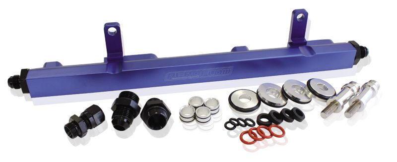 Nissan S13 SR20 Billet EFI Fuel Rail - Blue AF64-2009