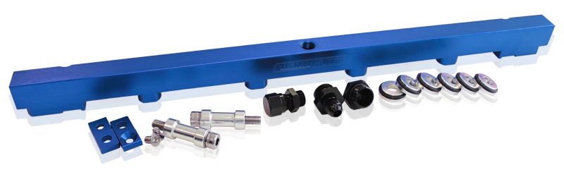 Nissan RB25 Billet EFI Fuel Rail - Blue AF64-2010