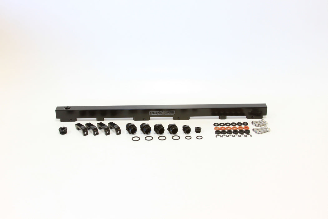 Nissan RB30 Billet EFI Fuel Rail - Black AF64-2012BLK