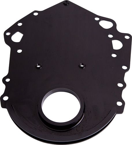 Ford 302-351 Cleveland Billet Timing Cover - Black Finish AF64-2019BLK