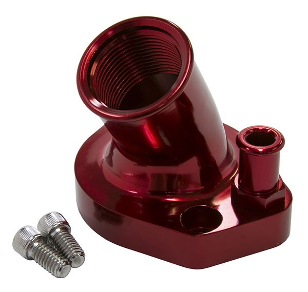 Billet Thermostat Housing - Red AF64-2033R