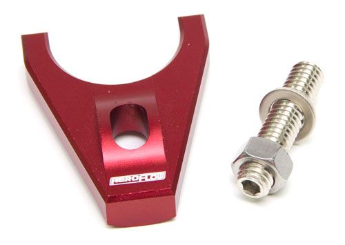 Billet Distributor Hold Down Clamp - Red AF64-2038R