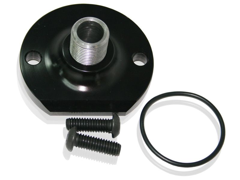 Billet Oil Bypass Eliminator Mount - Black AF64-2055BLK