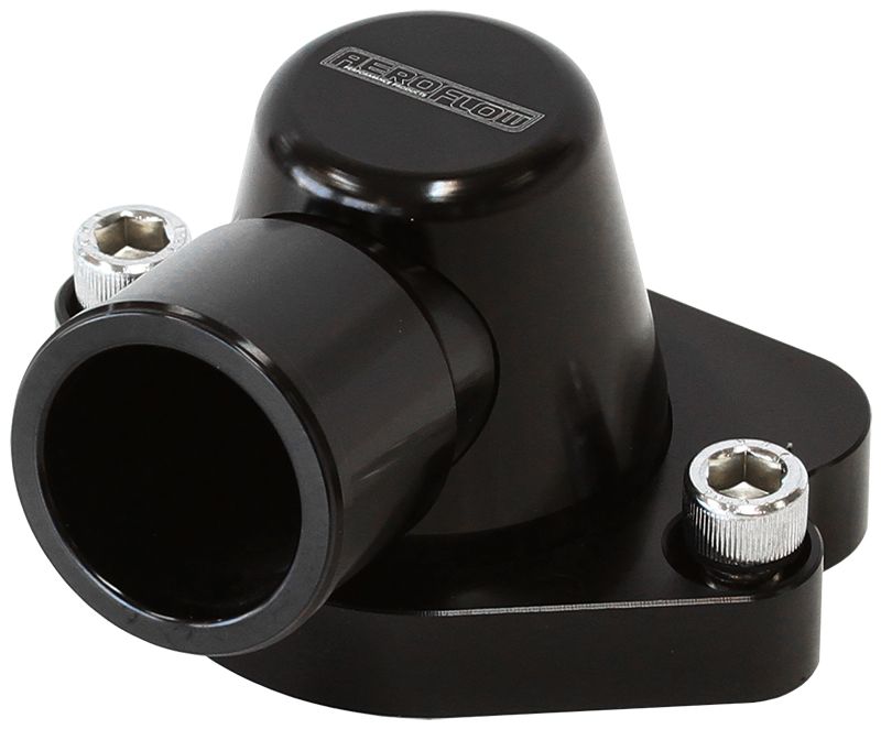 Billet Thermostat Housing - Black AF64-2056BLK