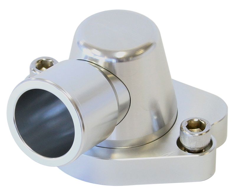 Billet Thermostat Housing - Silver AF64-2056S