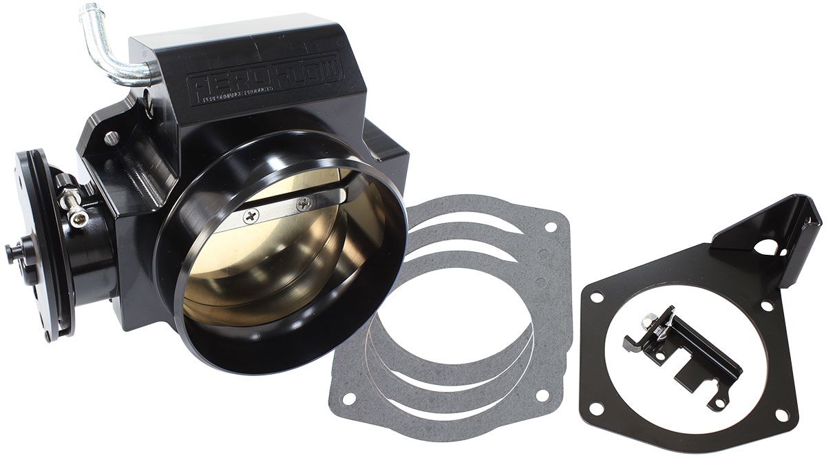 Billet 95mm Throttle Body - Black Finish AF64-2072BLK