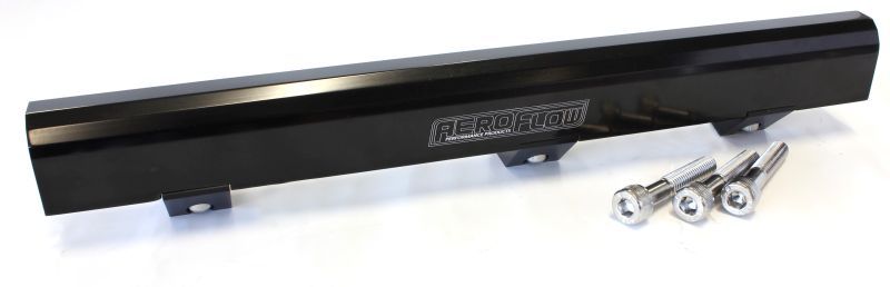 Mitsubishi Evolution 1-3 4G63 Billet EFI Fuel Rails - Black AF64-2078BLK