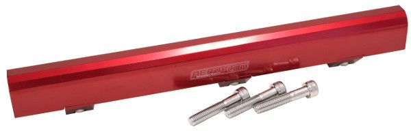 Mitsubishi Evolution 1-3 4G63 Billet EFI Fuel Rails - Red AF64-2078R