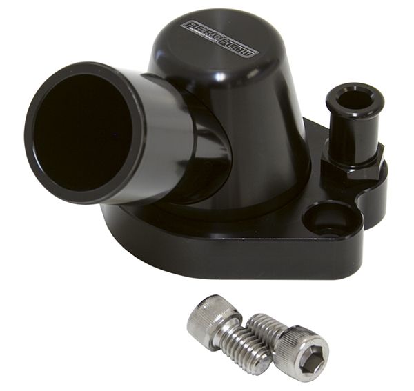 Billet Thermostat Housing - Black AF64-2091BLK