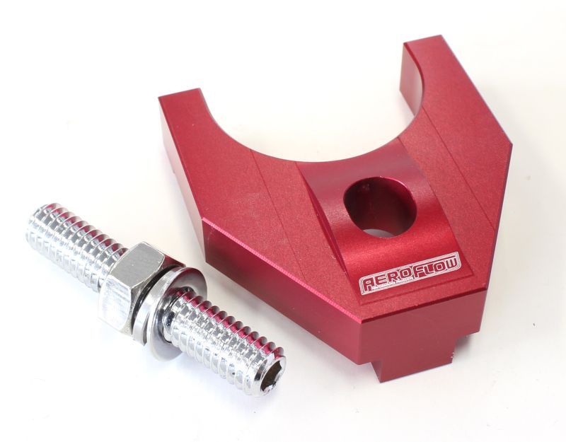 Billet Distributor Hold Down Clamp - Red AF64-2093R