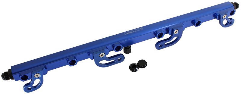 Ford FG Barra 4.0L DOHC Turbo Billet EFI Fuel Rail - Blue AF64-2113