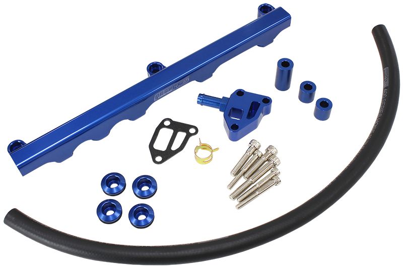 Nissan S14 and S15 SR20 Billet EFI Fuel Rail - Blue AF64-2122