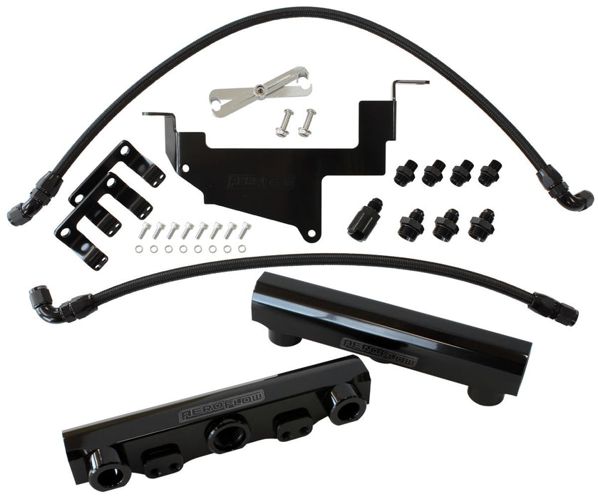 Subaru, Toyota, Scion FA20 Billet EFI Fuel Rail Kit - Black AF64-2131BLK