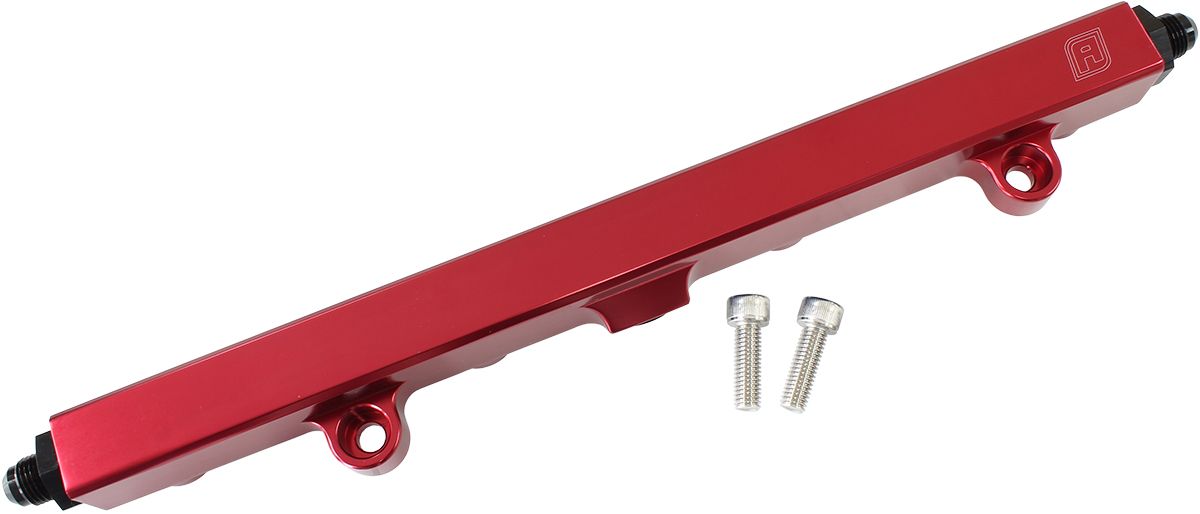 Honda K20 and K24 Billet EFI Fuel Rail - Red AF64-2140R