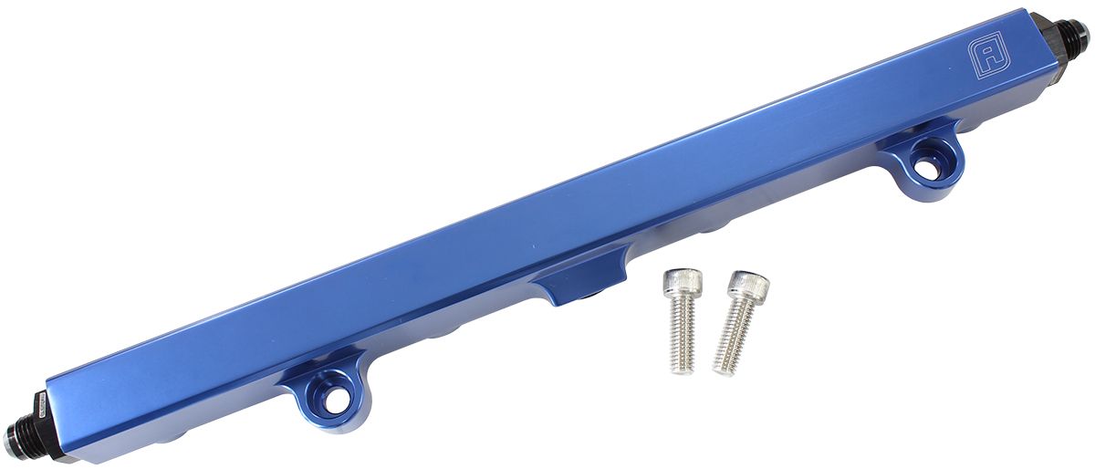 Honda K20 and K24 Billet EFI Fuel Rail - Blue AF64-2140