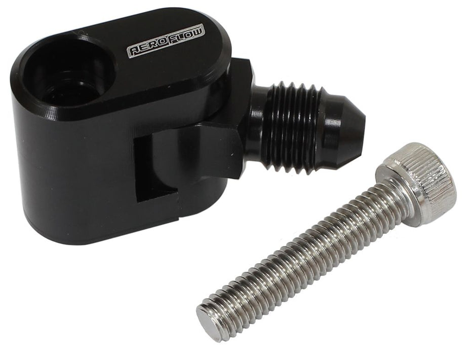 Single Swivel Water Cross-Over Adapter - Black AF64-2187BLK