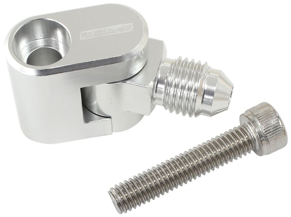 Single Swivel Water Cross-Over Adapter - Silver AF64-2187