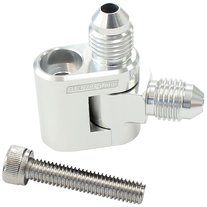 Dual Swivel Water Cross-Over Adapter, Silver AF64-2188