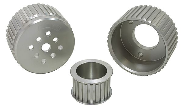 Chevrolet Gilmer Drive Kit (Belt not included) - Silver Finish AF64-3000