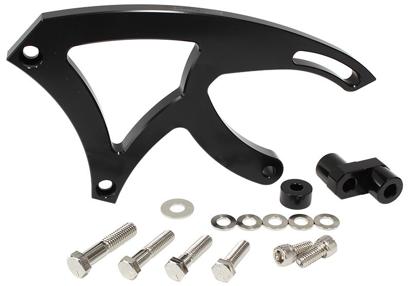 Billet Aluminium Power Steering Bracket AF64-4009BLK