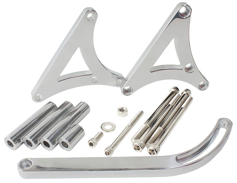 Mid Mount Billet Alternator Bracket AF64-4025